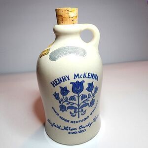 Vintage Henry Mckenna Kentucky Bourbon Whiskey Jug Half Gallon U.S. Empty